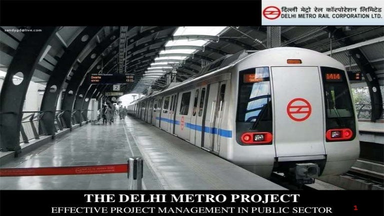 Delhi metro case study ppt image