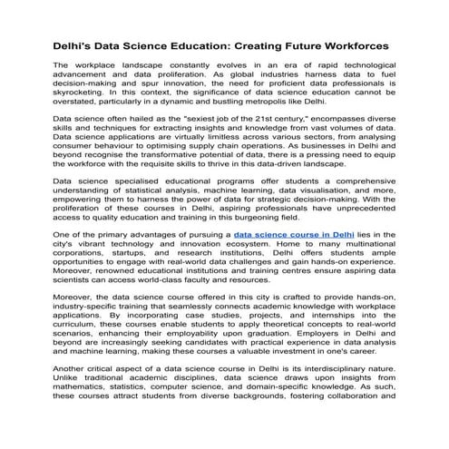 Delhi's Data Science Education_ Creating Future Workforces.pdf