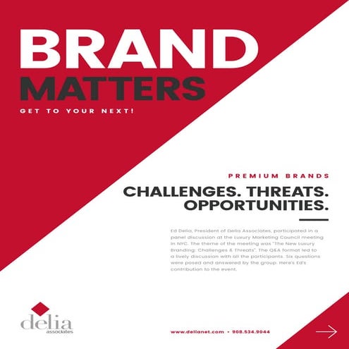 Luxury and Premium Brand Marketing Strategy