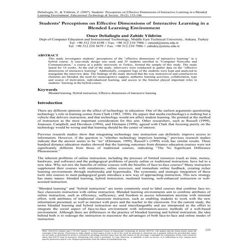 Delialioglu and yildirim 2007