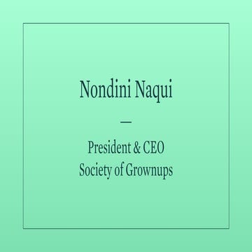 Delight 2016 | Opening the Conversation Around a Taboo Topic: Money — Nondini Naqui 