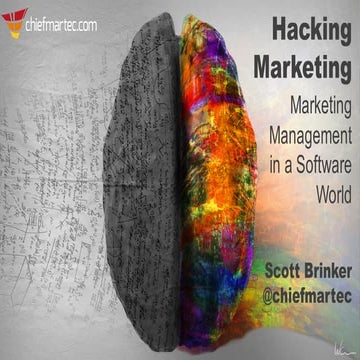 Delight 2016 | Hacking Marketing: The Amazing Convergence of Marketing & Software — Scott Brinker