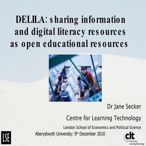 DELILA: information literacy and open educational resources (OERs)