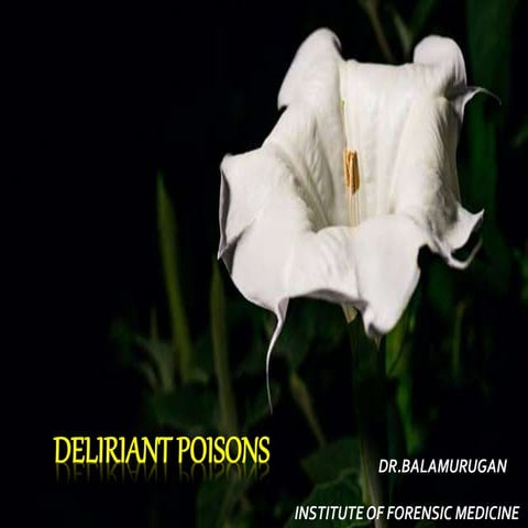 Deliriant poison