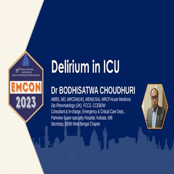 "Delirium in the ICU: Detection, Management, and Prevention Strategies" - by ...