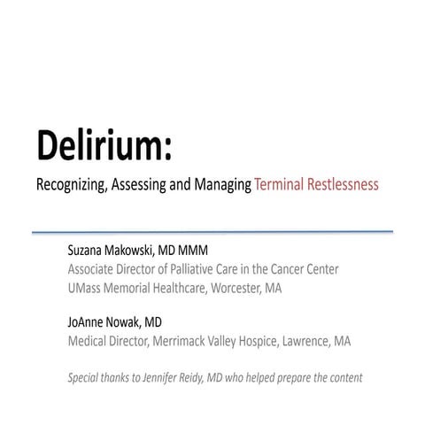 Delirium