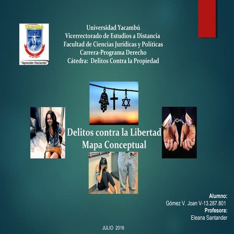 Delitos contra la libertad