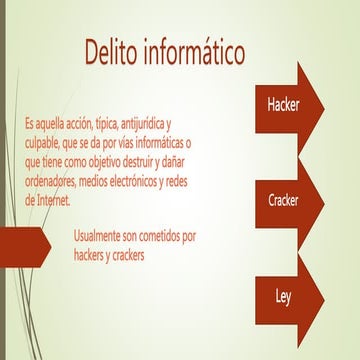 Presentacion sobre delitos informaticos | PPTX