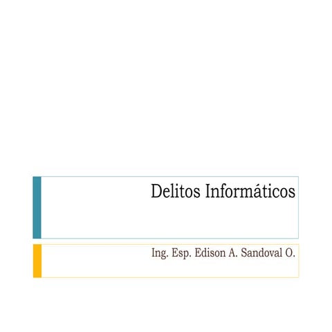 Delitos informaticos