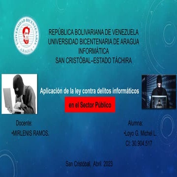 Mapa mental contra los delitos informaticos | PPTX