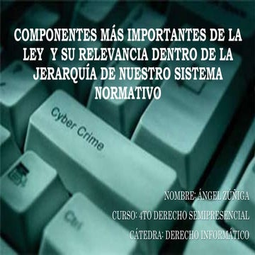 Leyes en ecuador y seguridad informatica | DOCX