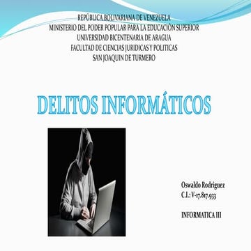 Delitos informaticos oswaldo rodriguez