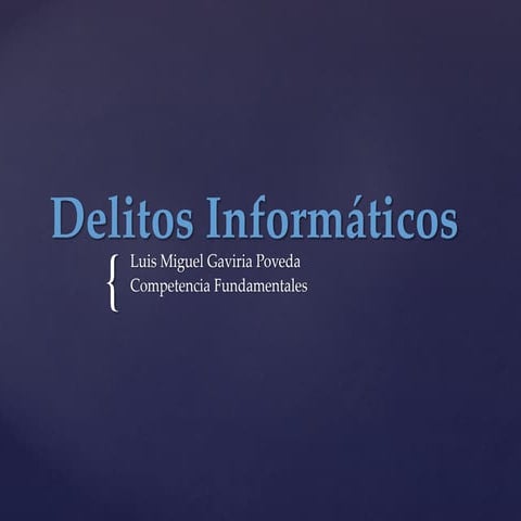 Mapa mental sobre prevencion de los delitos informaticos | PPTX