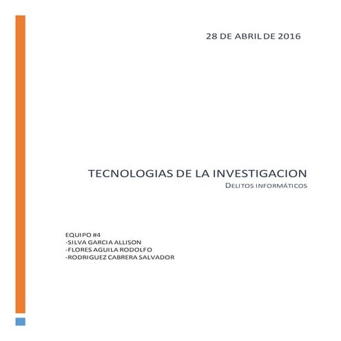 Delitos informáticos