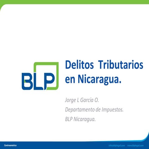 Delitos tributarios en nicaragua