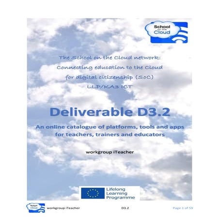 School on the Cloud, D3.2