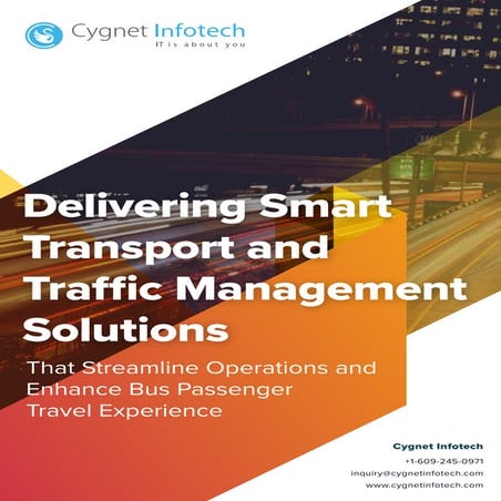 Delivering smart-transport-and-traffic-management-solutions