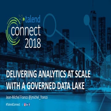 Delivering analytics at scale with a governed data lake