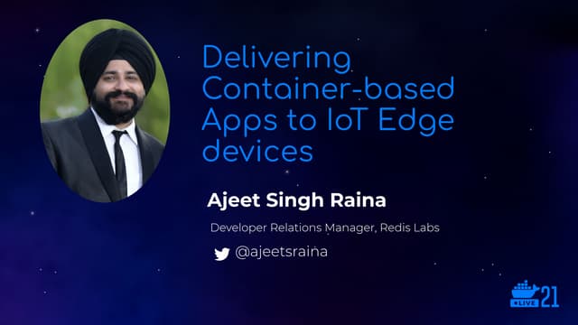 Delivering Container-based Apps to IoT Edge devices