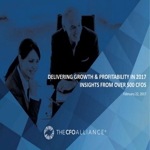 Delivering Growth and Profitability in 2017: Insights from over 500 CFOs