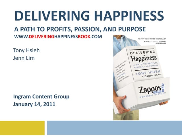 Delivering Happiness  Ingram - 1.14.11