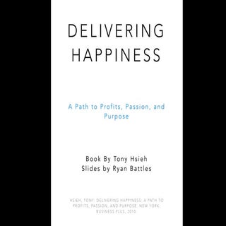 Delivering Happiness