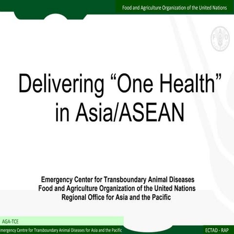 Delivering one health Asia/ASEAN