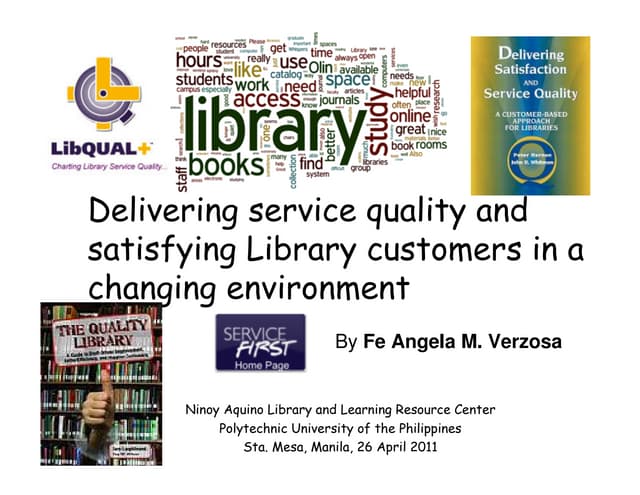 Delivering service quality and satisfying library customers in a changing env...