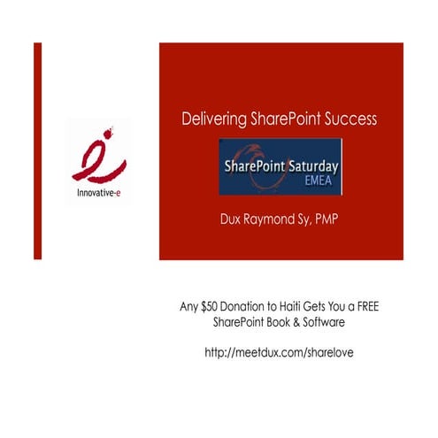 SPSEMEA: Delivering SharePoint Success