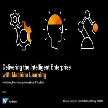 #askSAP Analytics Innovations Community Call: Delivering the Intelligent Ente...