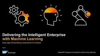 #askSAP Analytics Innovations Community Call: Delivering the Intelligent Ente...