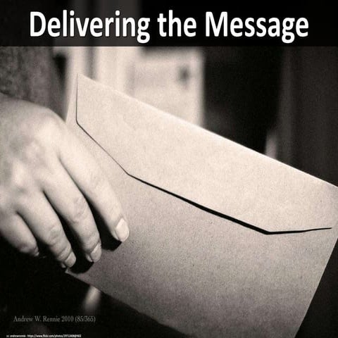 Delivering the Message: Disseminating Information and Professional Developmen...