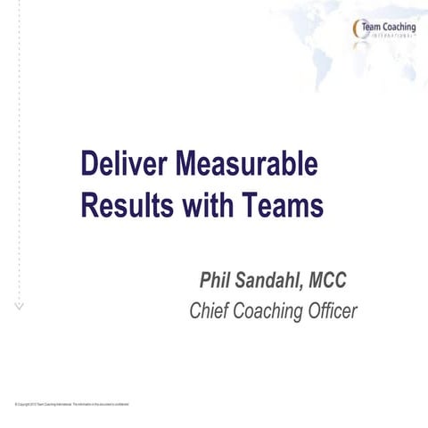 Deliver Measurable Results with Teams