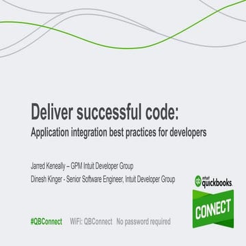 Deliver successful code: Application integration best practices for developers