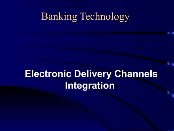 Banking application architecture mishra | PPT
