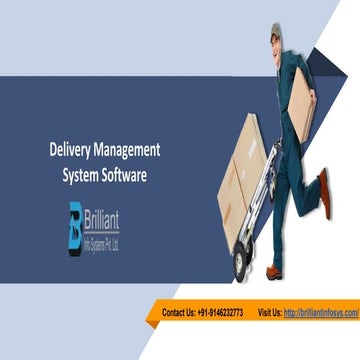 online delivery management software