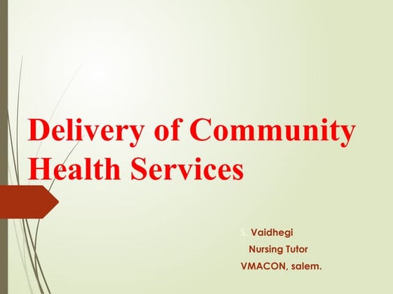 deliveryofcommunityhealthservices, phc chc, sc