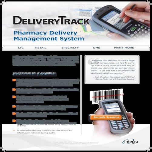 DeliveryTrack Datasheet