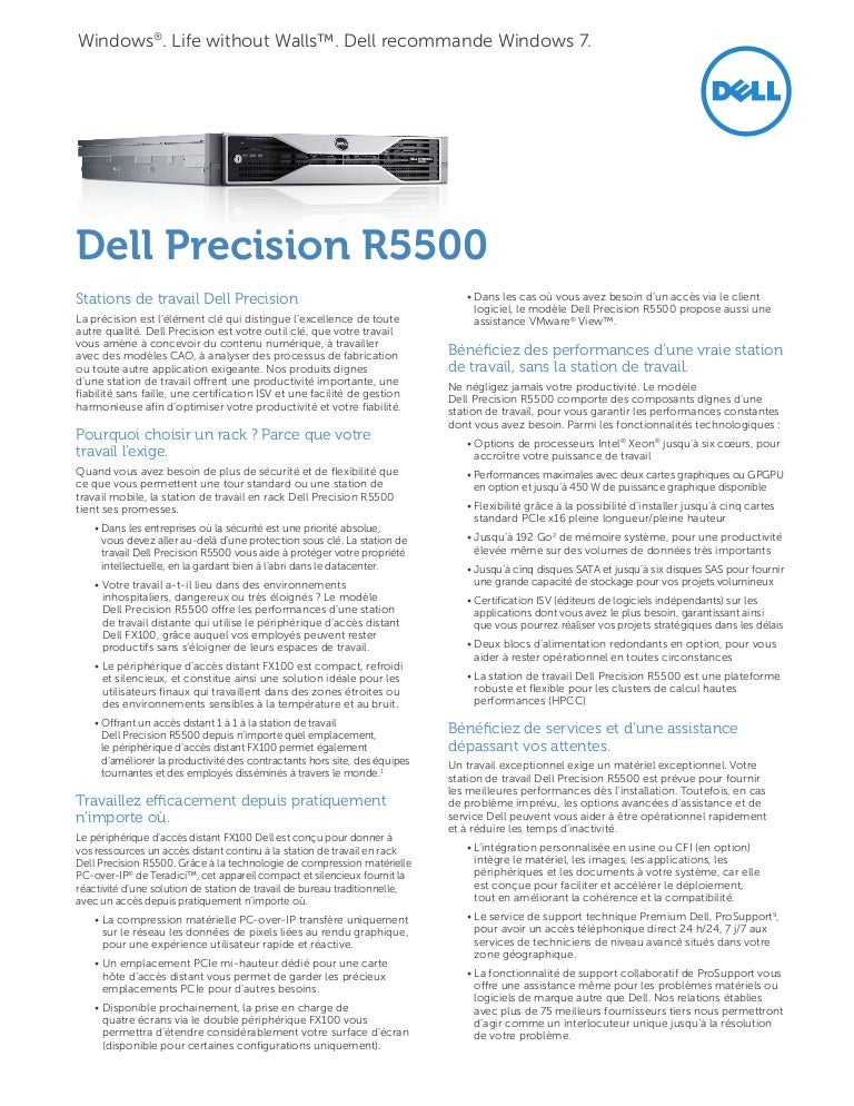 Dell precisionr5500specsheetfr 2