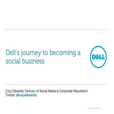 Dell Social Media w/ Cory Edwards