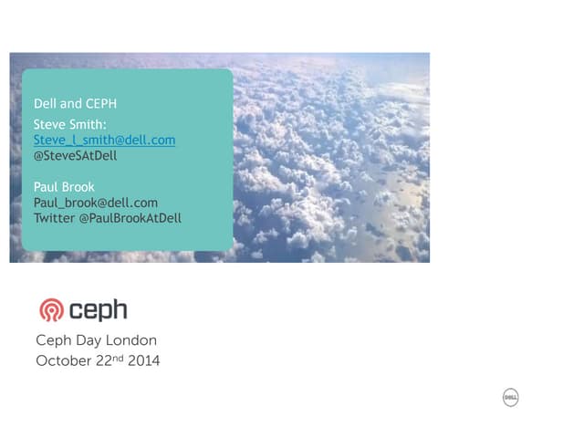 Ceph Day London 2014 - Best Practices for Ceph-powered Implementations of Sto...