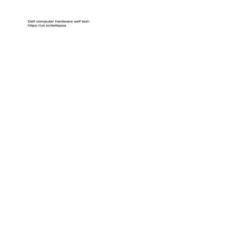 Dell computer hardware self test.pdf