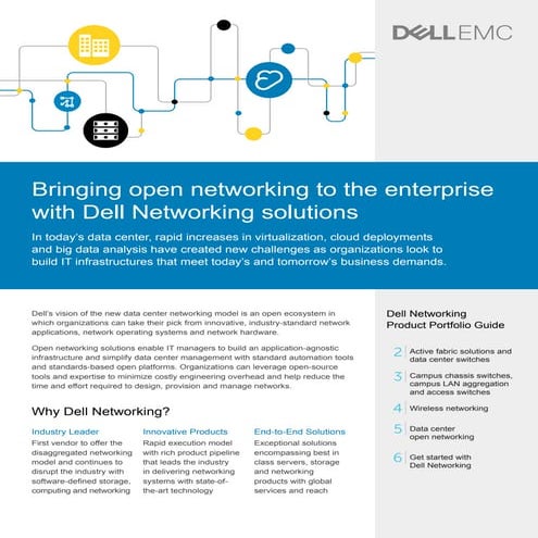 DellEMC Networking Product Portfolio Guide