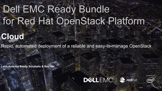 Dell Emc Ready Bundle for Red Hat OpenStack Platform