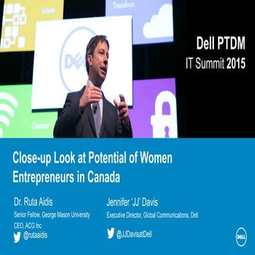 Close-up look at the Potential of Female Entrepreneurs in Canada