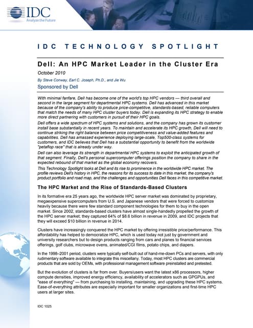 Dell Hpc Leadership