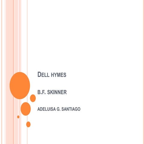 Dell hymes and  B.f skinner