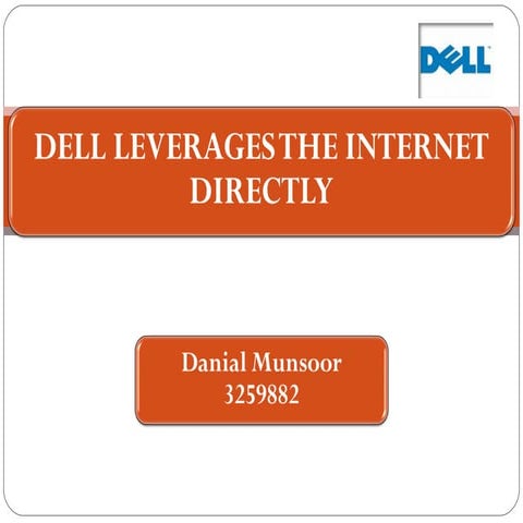 Dell Leverages the Internet Directly | PPT