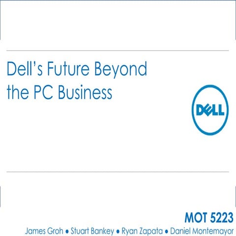 Dell’s future beyond the pc business