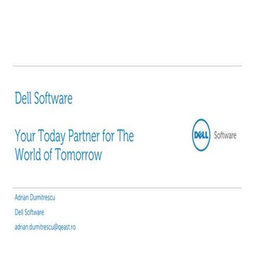 Dell Software is Future Ready - no movie